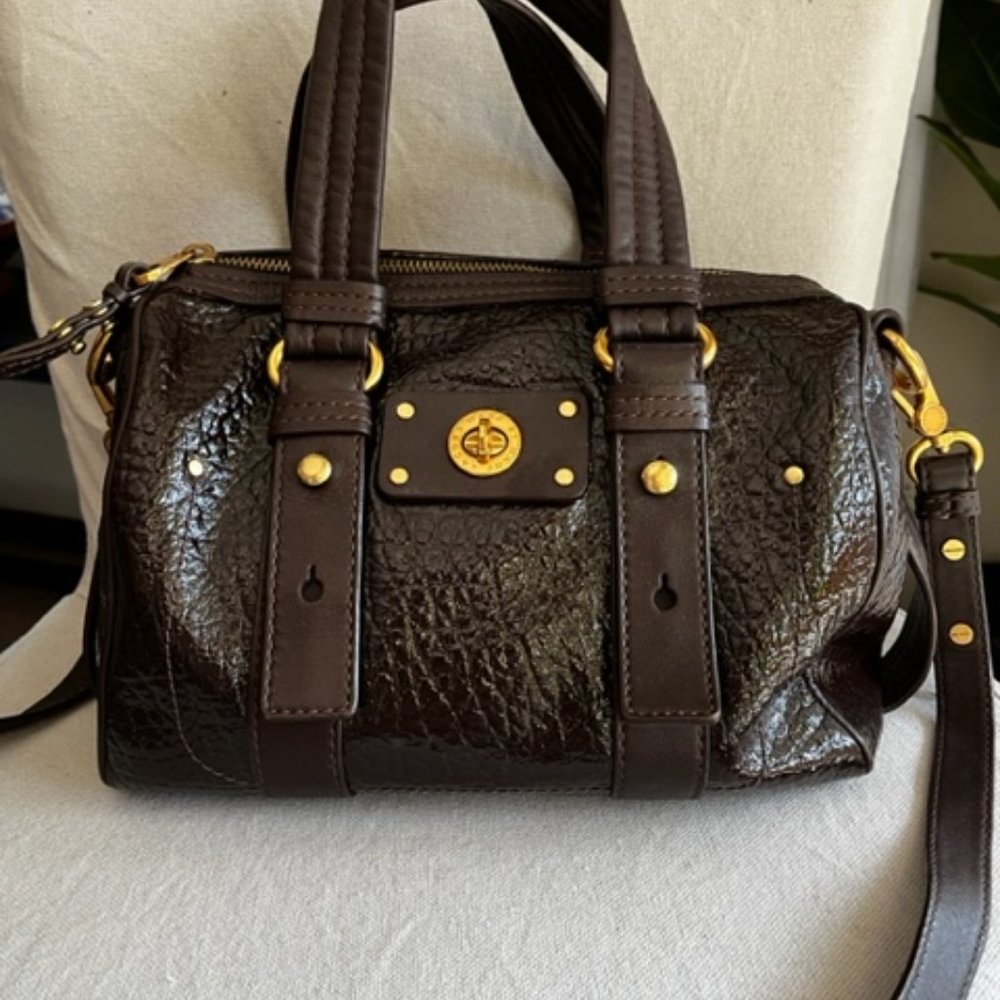 Marc Jacobs turn-lock satchel cross body LIKE NEW!